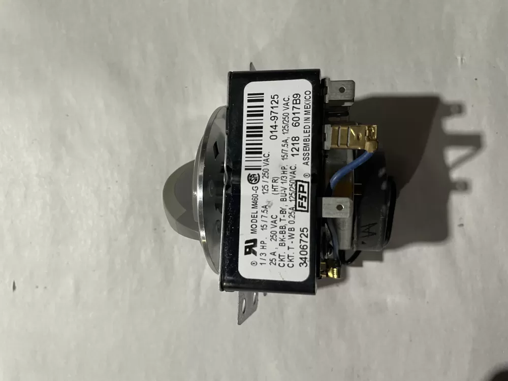 Whirlpool  Maytag  Amana AP6008573 3406725 WP3406725 PS11741713 Dryer Timer