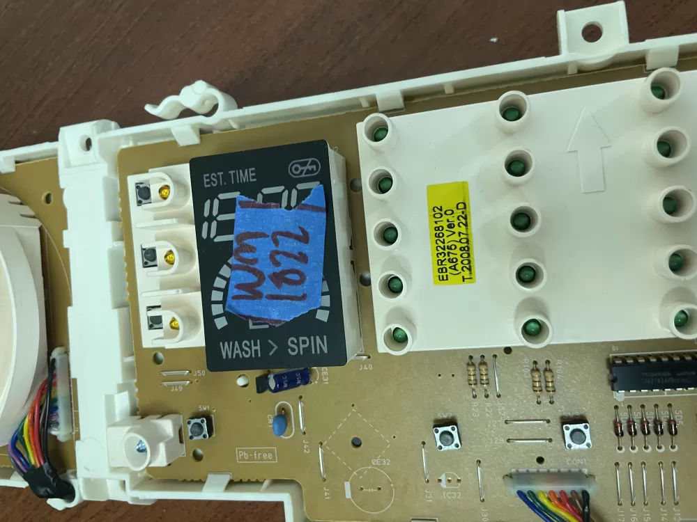 LG EAX32221201 EBR32268102 Washer Control Board AZ49891 | Wm1822