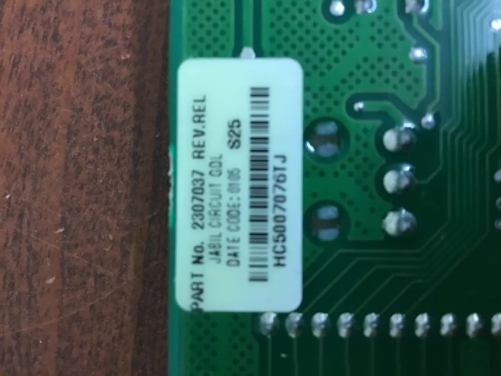 KitchenAid WP2307037 Refrigerator Temperature Control Board AZ30934 | NR1660