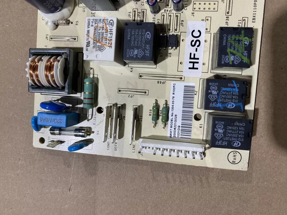 GE 200D6221G028 EBX1110P002 Refrigerator Control Board AZ88298 | BK982