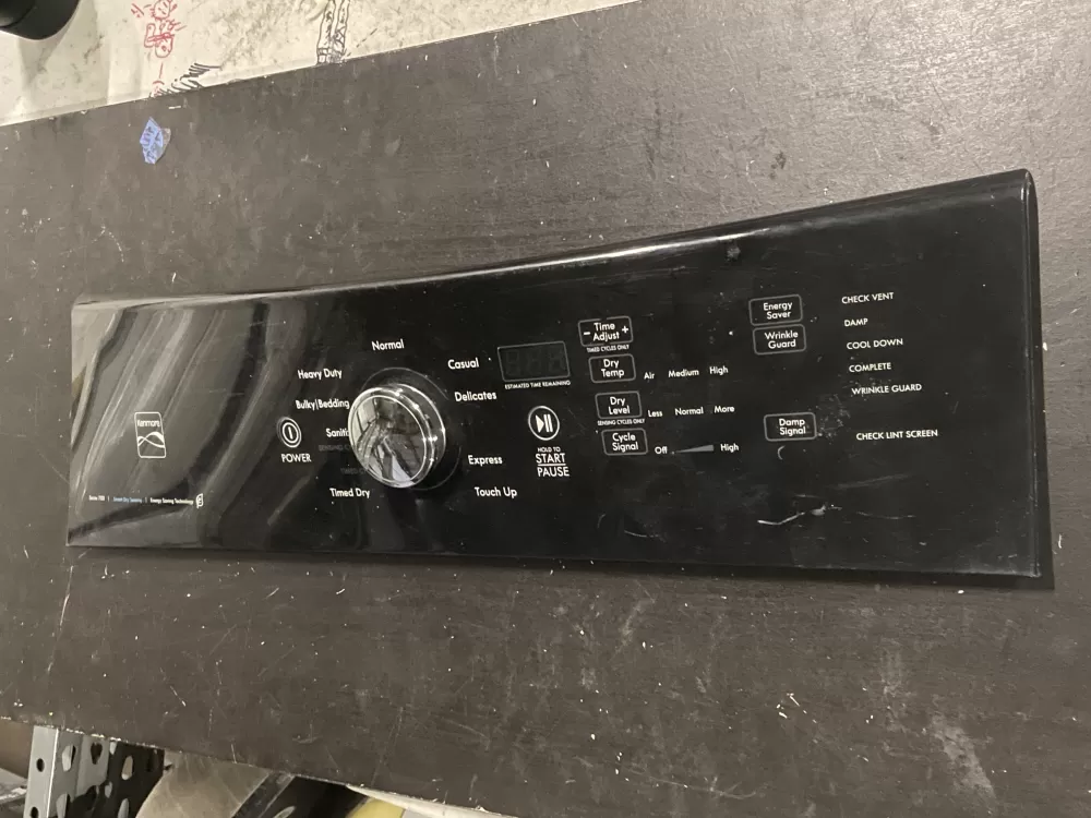 Kenmore W10793505 Dryer Control Board UI Panel