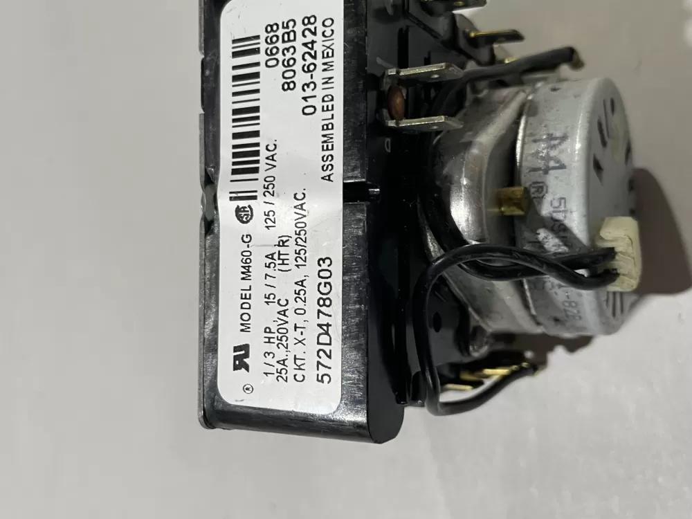 572D478G03 GE Dryer Timer AZ165346 | Wm2550