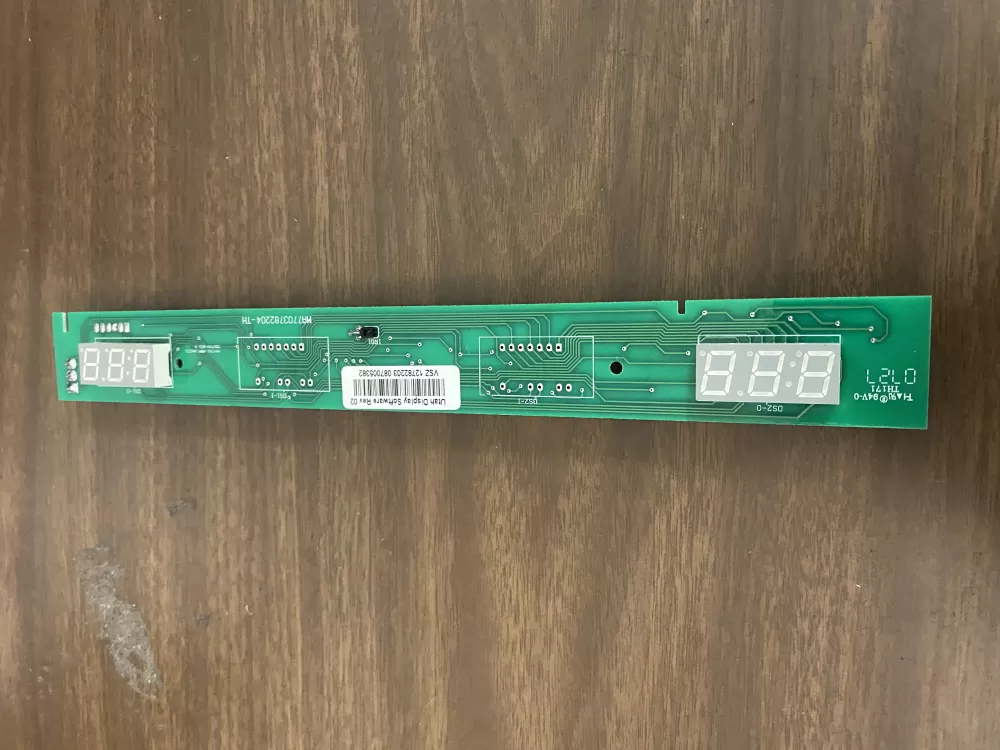 Maytag  KitchenAid  Jenn-Air  Admiral  Dacor  Kenmore WPW10207861  AP6017093  W10207861  12782203  12782203SP  12782205  12782205SP  1468995  67005397  67005400  8208269  PS11750388  MA7703782204-TH Refrigerator Control Board Temperature Display