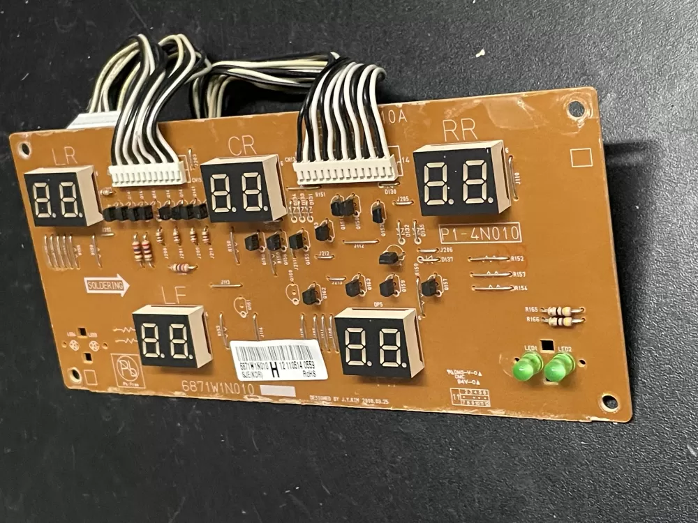 LG 6871W1N010H Range Control Board