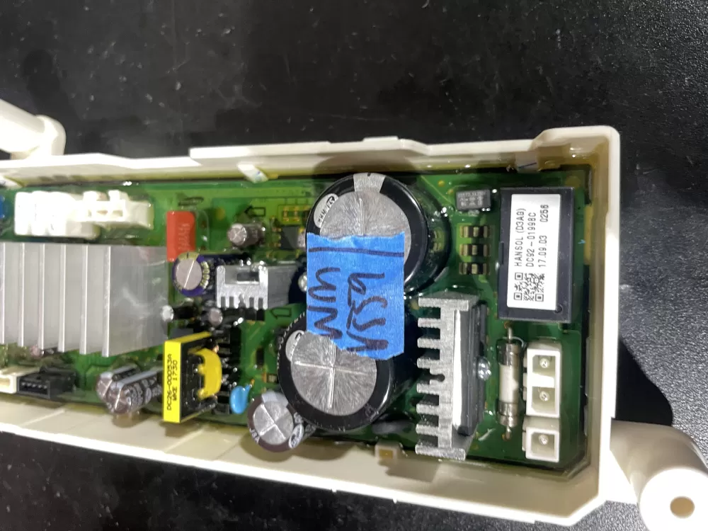 Samsung DC92-01998C Washer Control Board AZ61915 | Wmv559