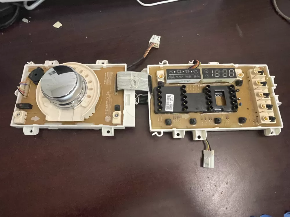 LG EBR60545902 AP5235245 1528829 Washer Interface Control Board AZ81075 | Wmv473