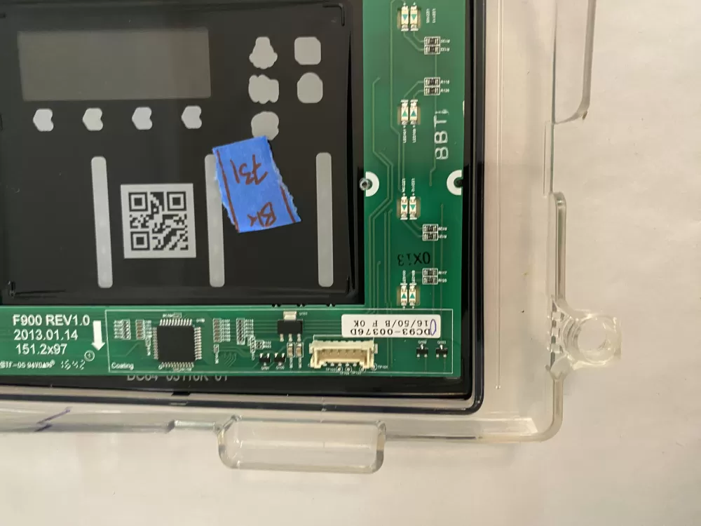 Samsung DC92-01607J DC94-06643A Dryer UI Control Board  AZ113056 | BK731