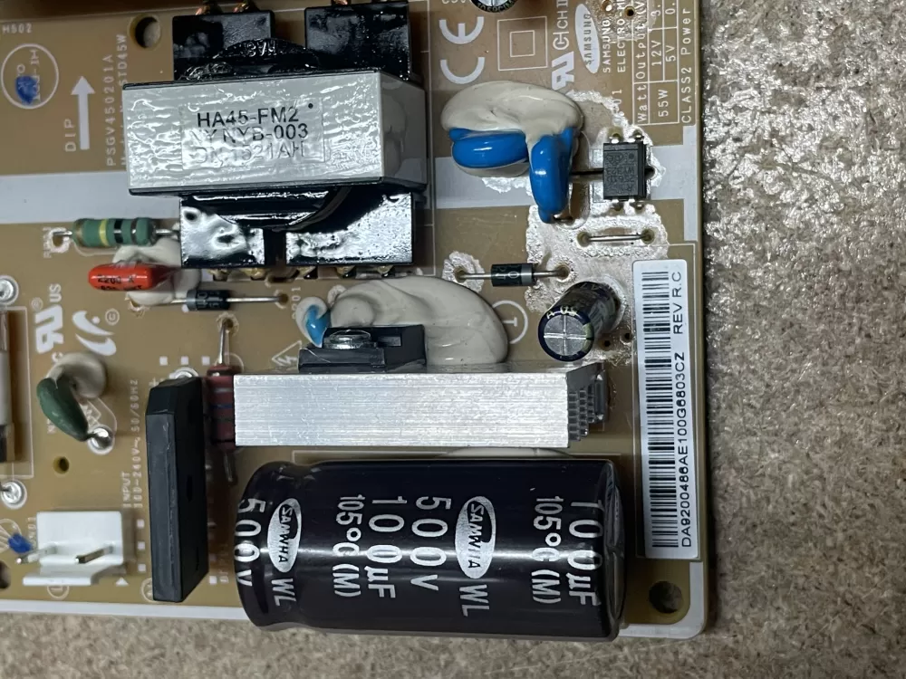 Samsung DA92-00486A Refrigerator Control Board