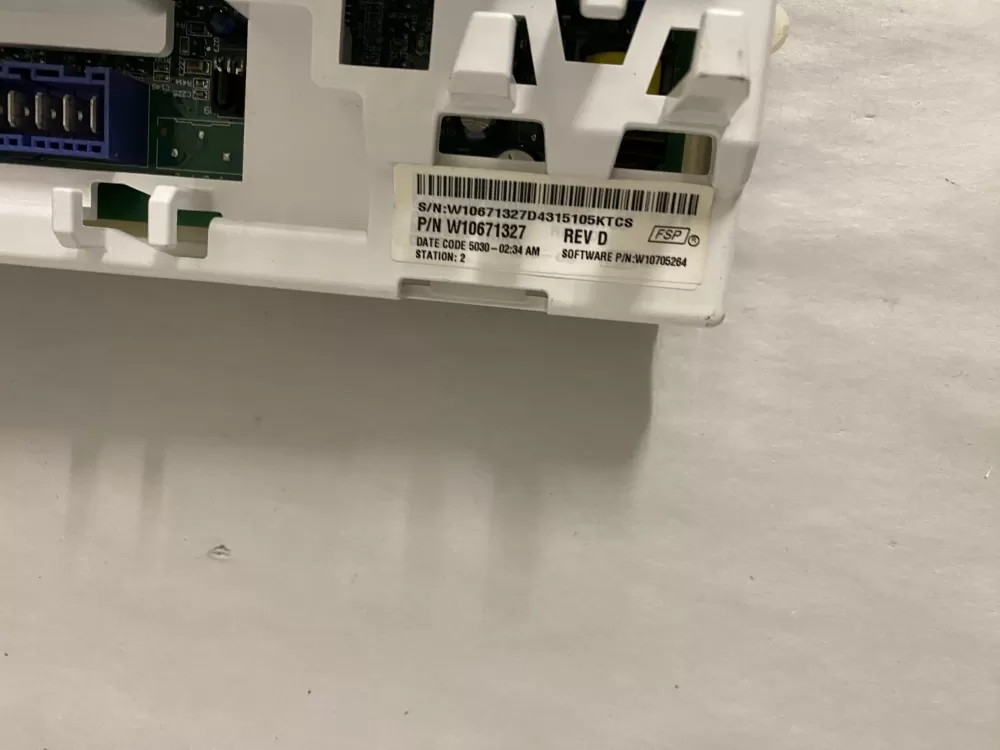 Whirlpool W10671327 W10671327 Washer Control Board AZ212722 | BK1660