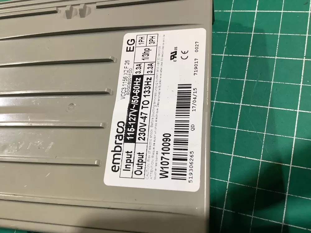 Kenmore W11087200 Refrigerator Control Board Inverter AZ152841 | NR46