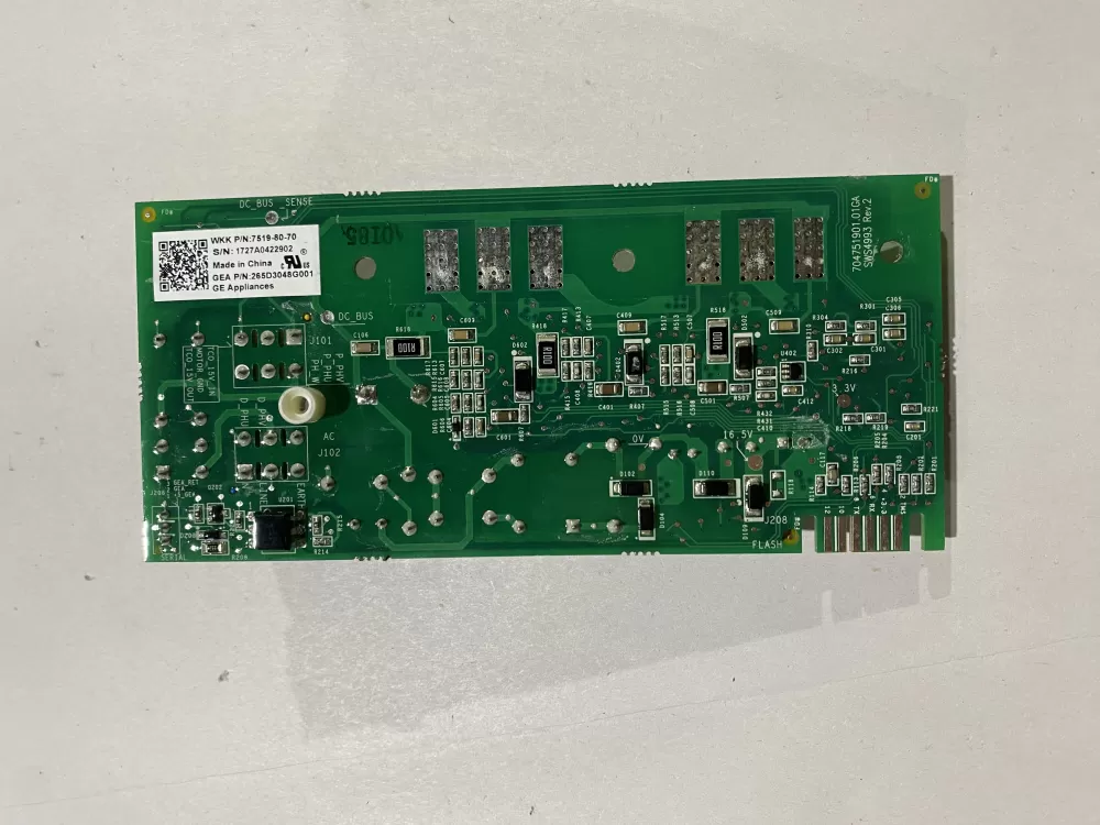 GE 265D3048G001 Washer Control Board AZ165898 | BK2557