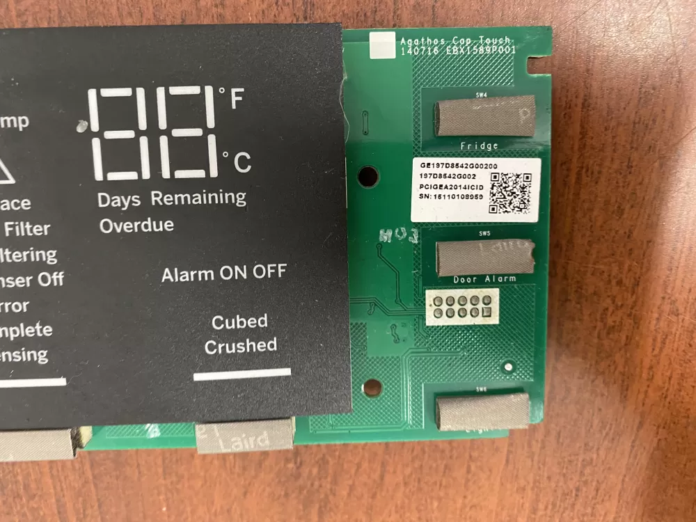 GE WR55X41025 197D8542G002 Refrigerator Control Board Dispenser AZ38195 | BK95