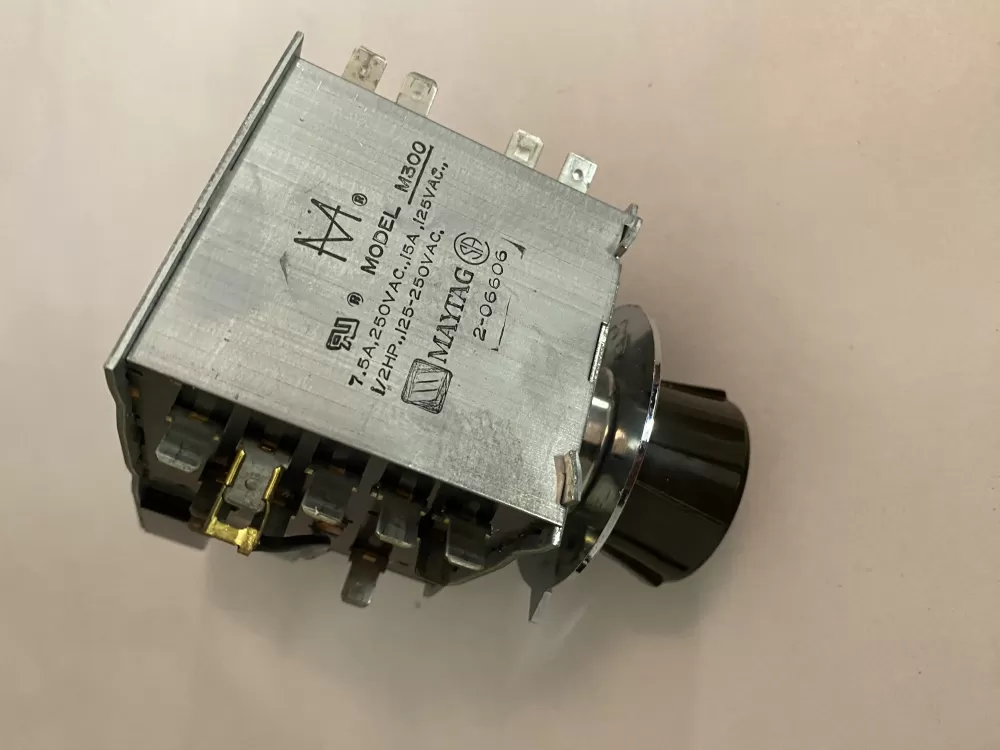 Maytag 2-06606 M300 Washer Timer with knob AZ121444 | BK2225