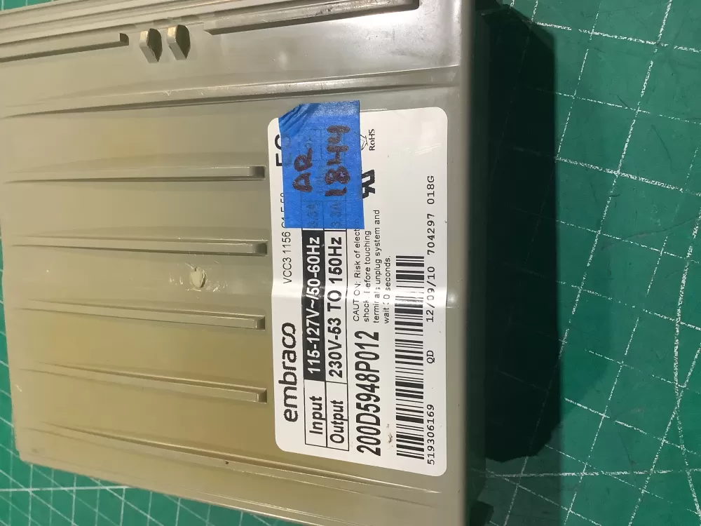 GE 200D5948P012 Refrigerator Control Board Inverter AZ227244 | AR1844