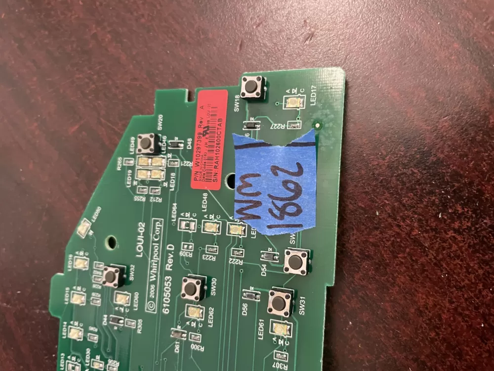 Whirlpool W10297399 W10211353 Washer Control Board AZ81138 | Wm1862