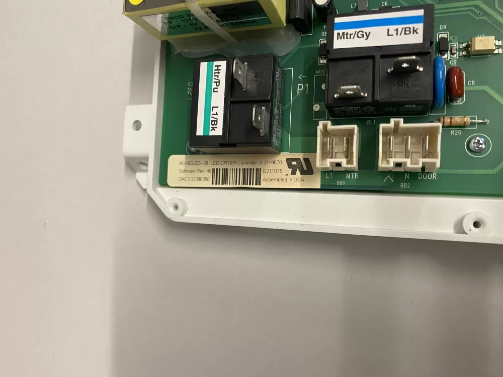 Maytag 6 3719670 Dryer Control Board AZ226594 | BK2030