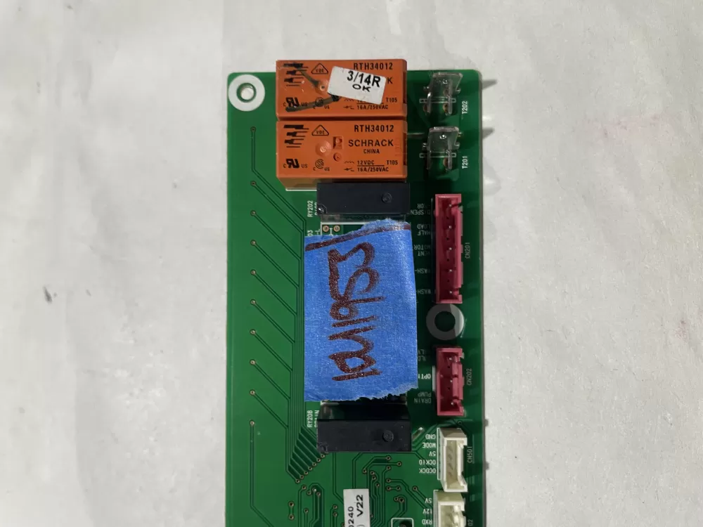 Samsung DE41-00391A Dishwasher Control Board AZ150591 | KM1953