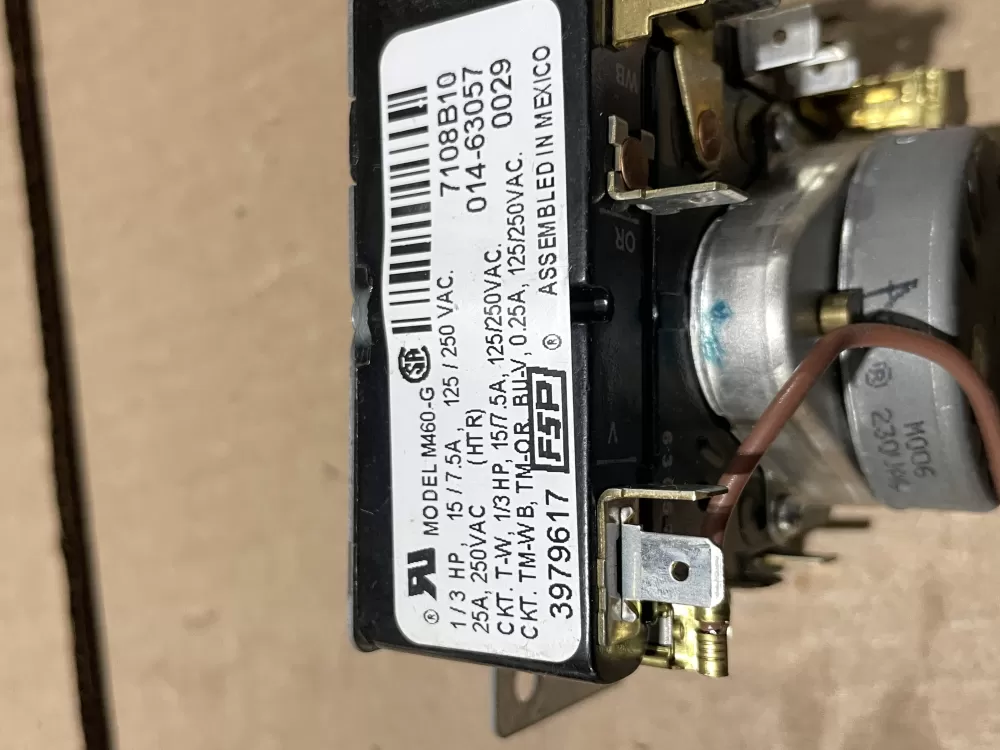 Whirlpool Kenmore Maytag WP3979617 3979617 Dryer Timer AZ79365 | Wm2078