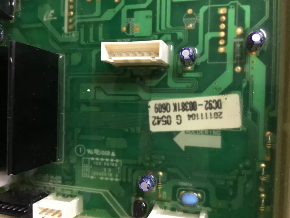 Samsung DC92 00381K Washer Control Board AZ5096 | NR461
