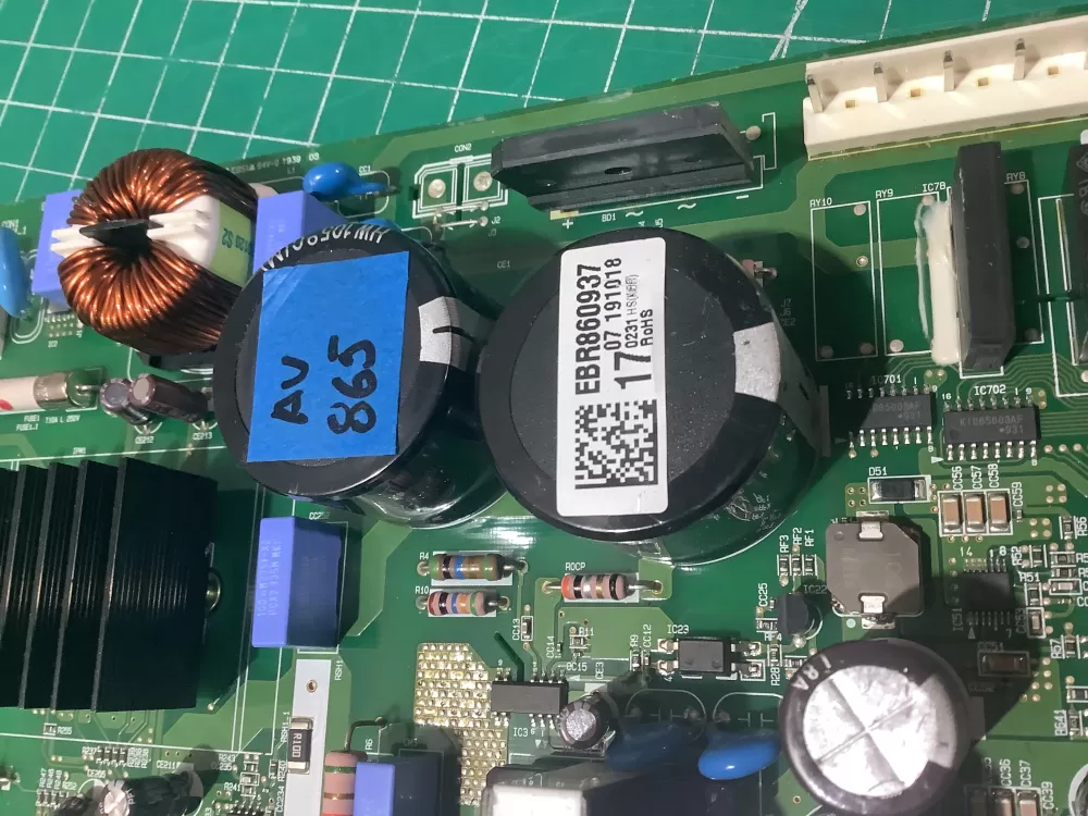 LG EBR86093717 Refrigerator Main Control Board AZ188473 | AV865