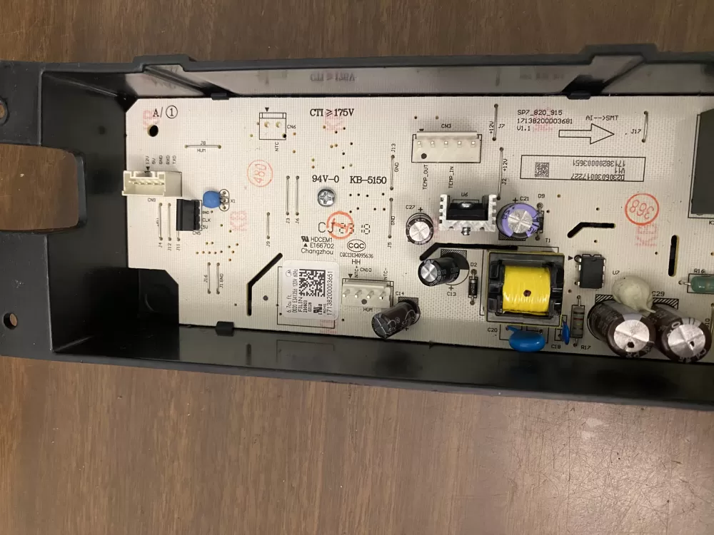 Midea 17138200003651 17138200000097 Dryer Control Board AZ97309 | BK502