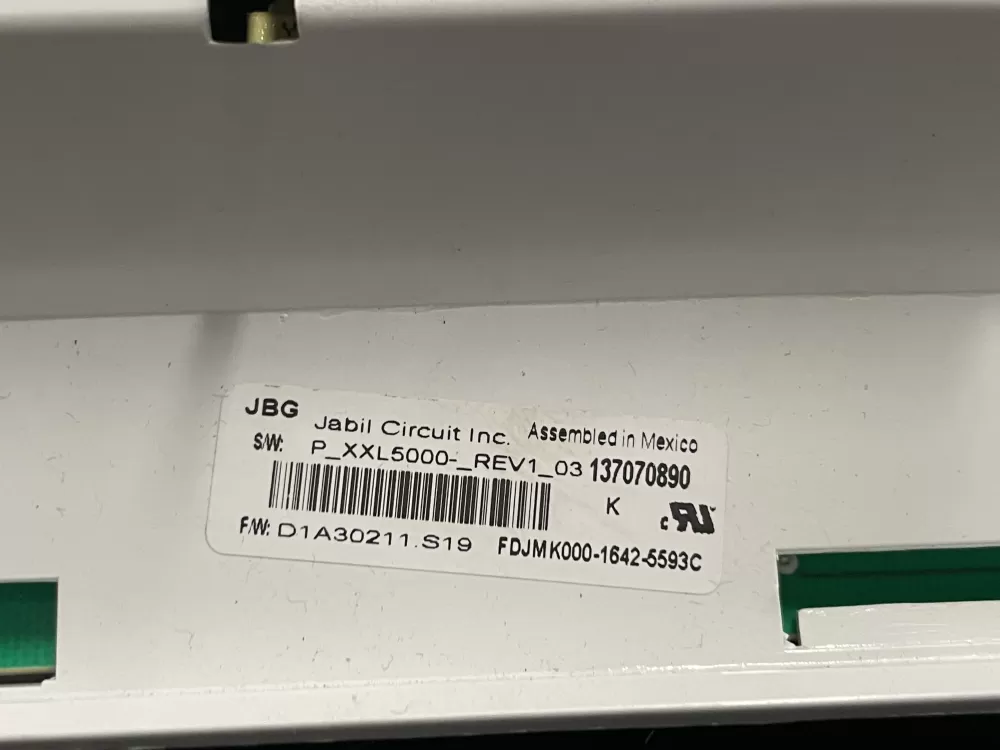 Frigidaire 137345310 137070890 Dryer Control Board 137070890nh AZ9381 | WMV61