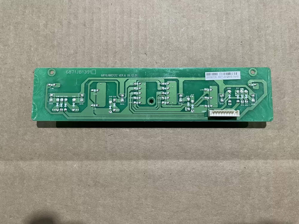 LG Kenmore 6871JB1391B Refrigerator Control Board AZ72750 | KM1637