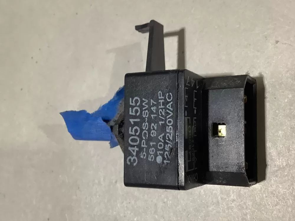 Kenmore Maytag 3405155 W11106324 Dryer Switch AZ104970 | Sl13