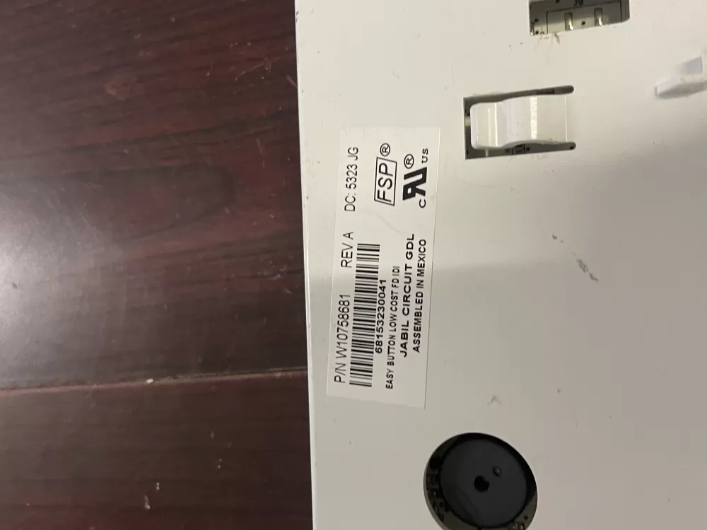 Whirlpool W10758681 Refrigerator Control Board AZ98532 | Wm1612
