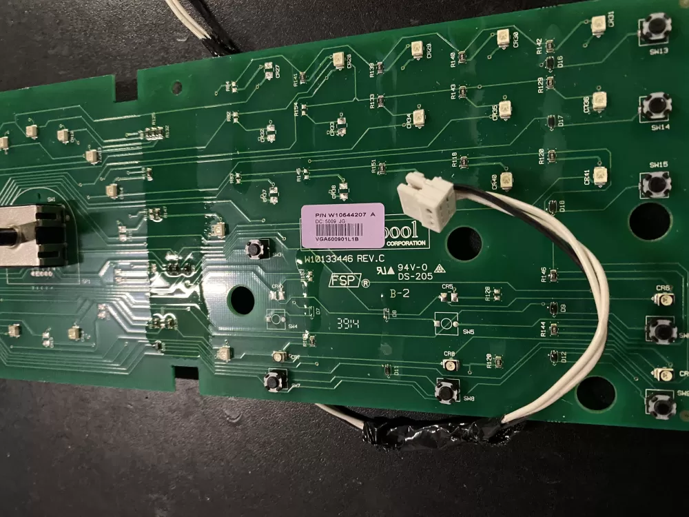 Whirlpool W10544207 Washer Board Control