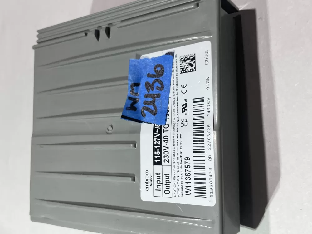 KitchenAid W11567494 Refrigerator Control Board Inverter AZ145704 | Wm11367579