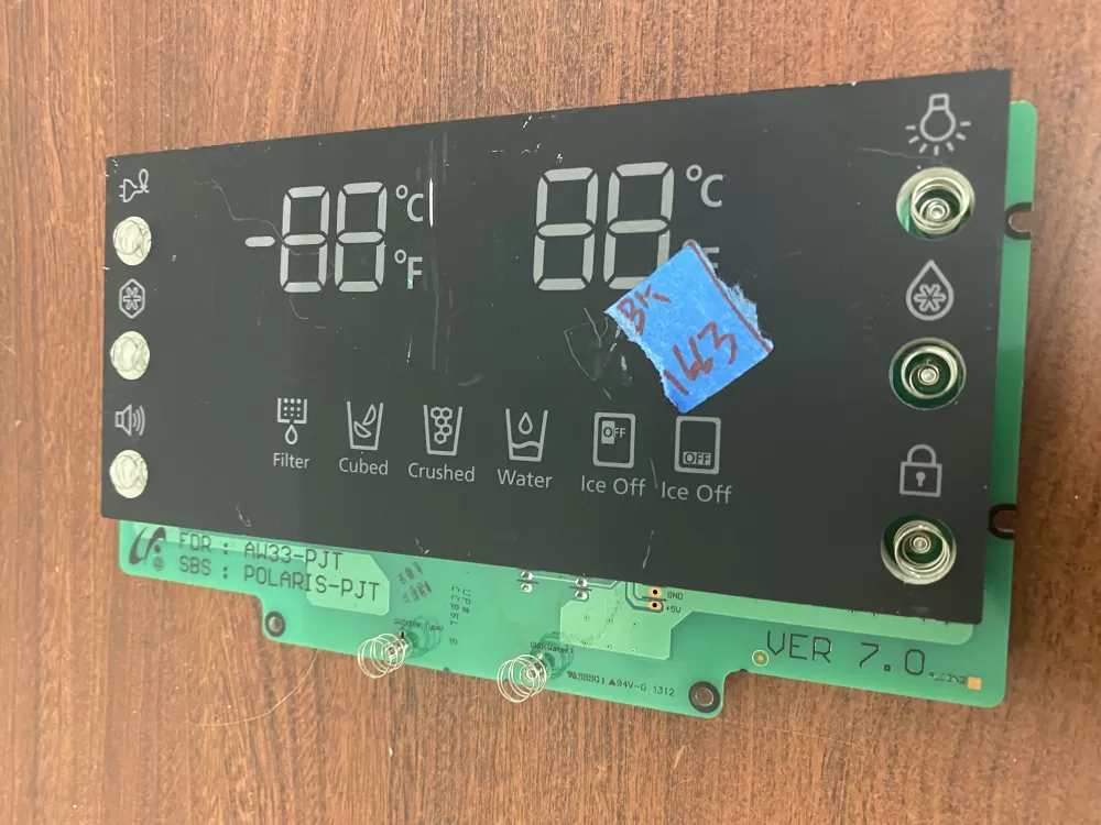 Samsung DA92 00153B Refrigerator Control Board Dispenser AZ42963 | BK1663