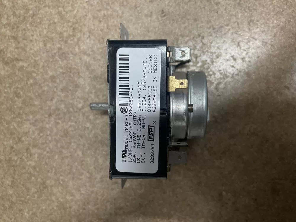 Whirlpool  Maytag  Roper  Crosley  Admiral  Estate  Magic Chef WP8299764  AP6012579  8299764  831500  PS11745789 Dryer Timer