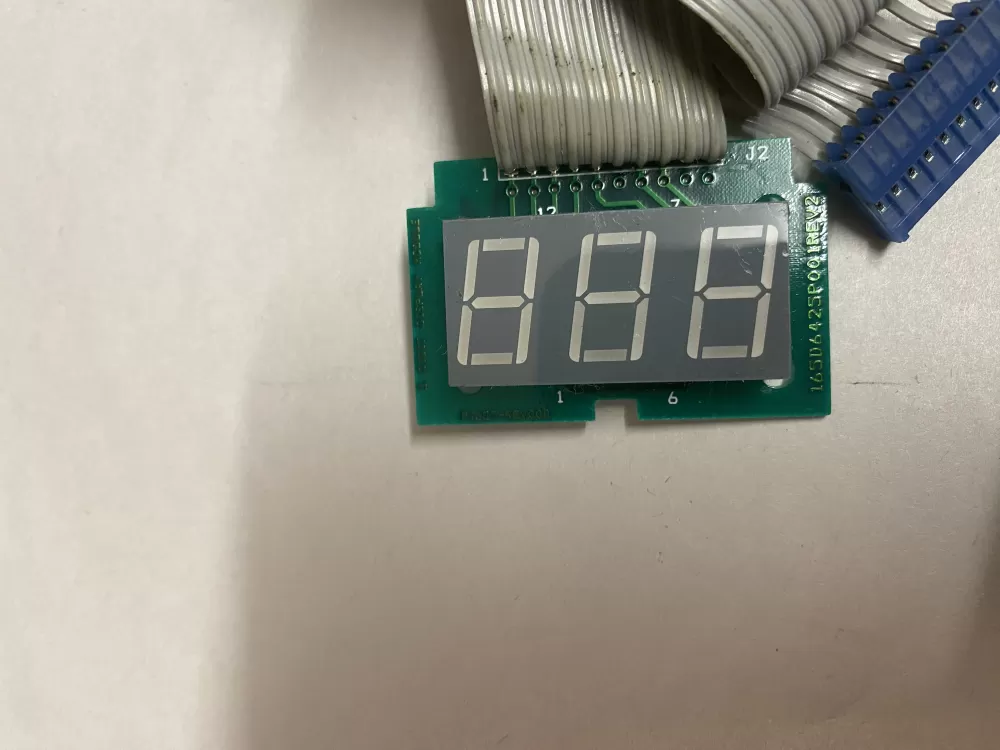 165D6425P001 QDSM-584G GE Dishwasher 3 Digit Display AZ210549 | BK1673