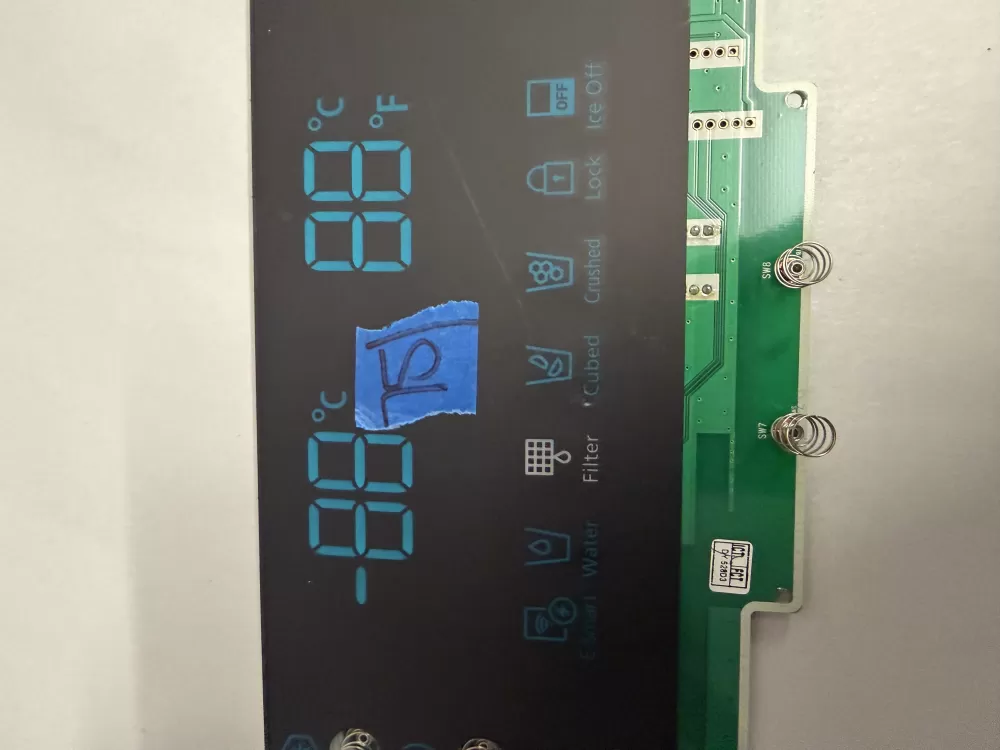Samsung DA92 00649A Refrigerator Control Board Dispenser AZ219058 | KM75
