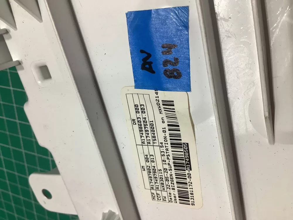 Frigidaire Laundry Center Control Board A17498505 AZ186494 | AV824