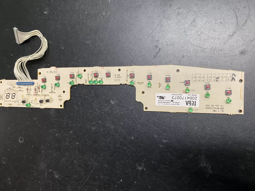 GE 165D7803P001 Dishwasher Control Board AZ20310 | BK807