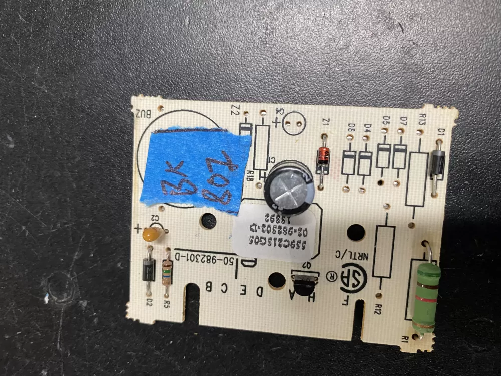 GE 559C213G05 50-982301- 50-982301- Dryer Control Board AZ20282 | BK807