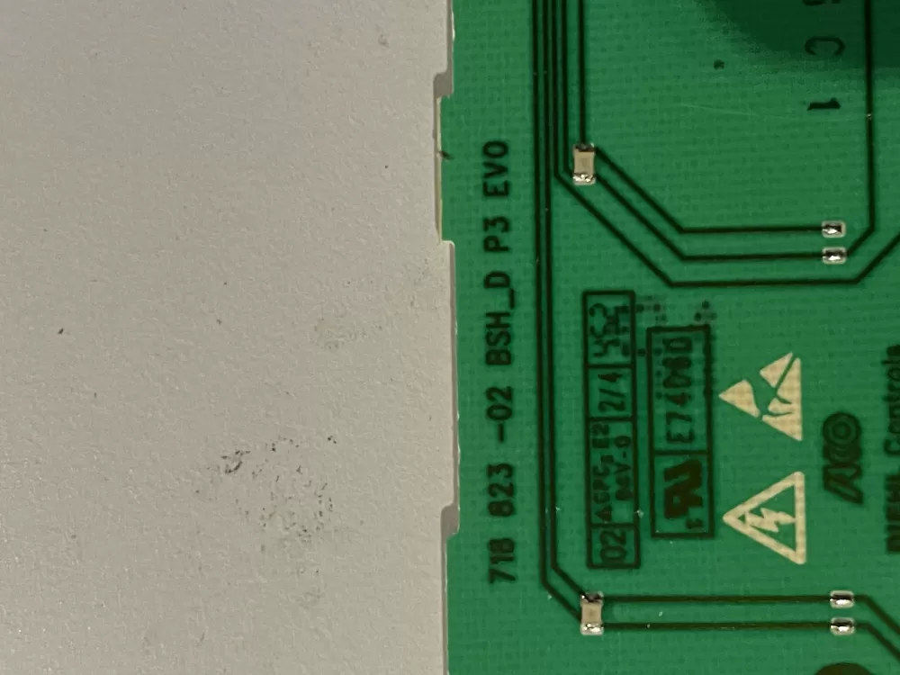 Bosch 718 823 02 Diswasher UI Display Control Board AZ31635 | Wm322