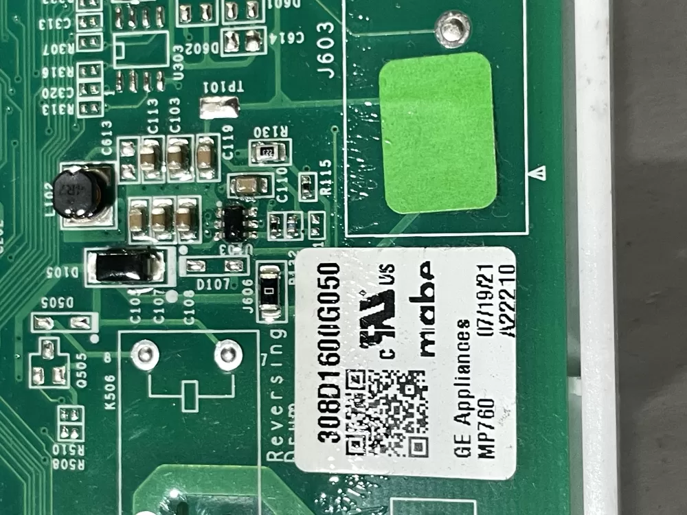 GE WE22X36578 308D1600G050 Dryer Main Control Board AZ162125 | Wmv817