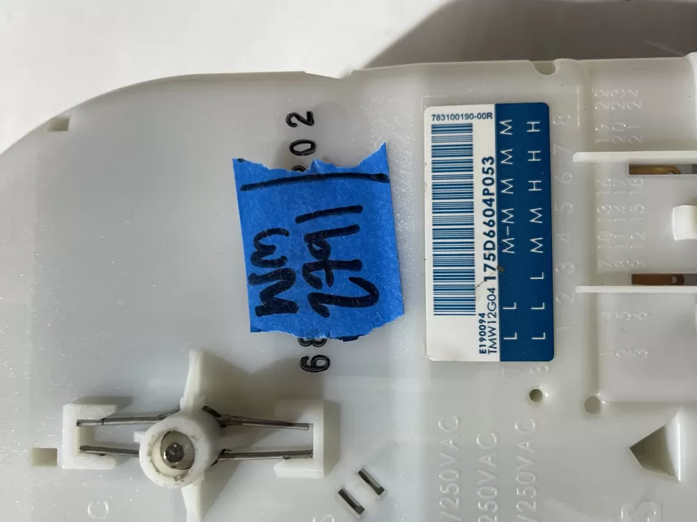 GE WH12X10527 175D6604P053 Washer Timer AZ199766 | Wm279
