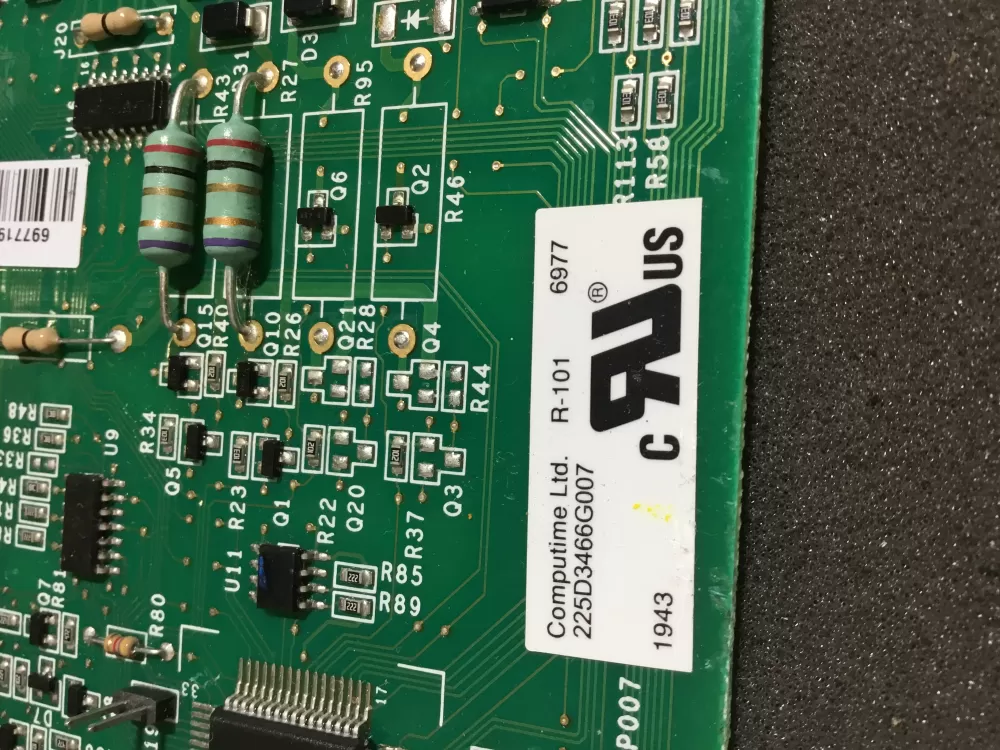 GE WR55X11098C EBX1069P007 Refrigerator Control Board AZ95785 | NR51