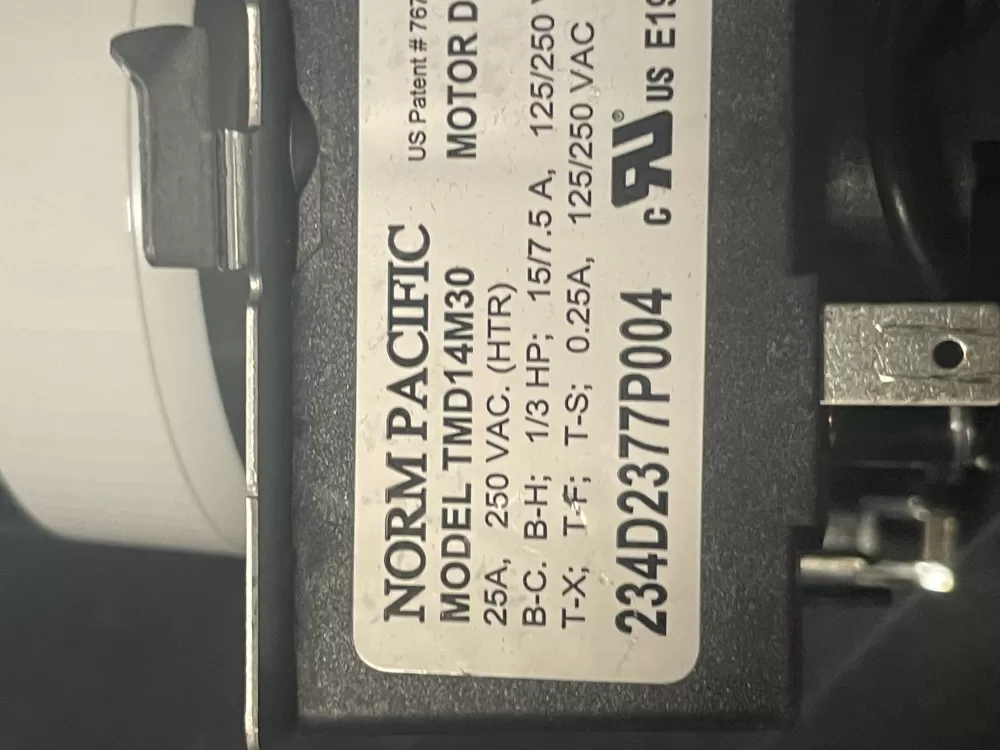 GE TMD14M30 234D2377P004 Dryer Timer AZ11408 | 576