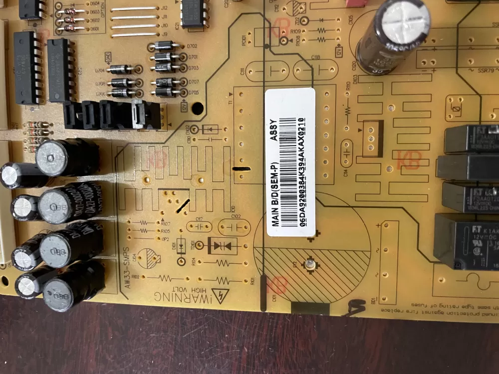 Samsung DA92 00384K Refrigerator Control Board AZ38686 | KM255
