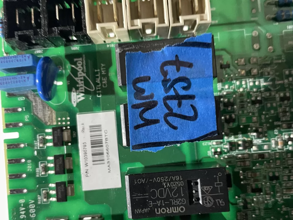 Whirlpool W10390793 Washer Control Board AZ197922 | Wm2757