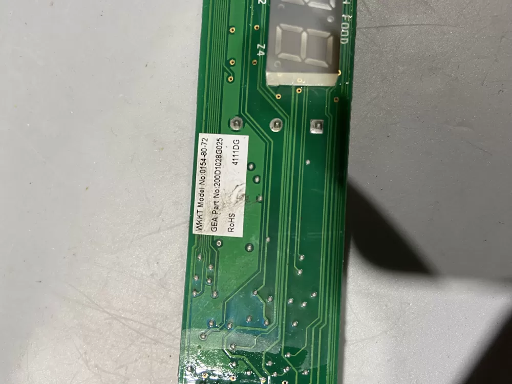 GE 200D1028G025 Refrigerator Control Board AZ104100 | BG439