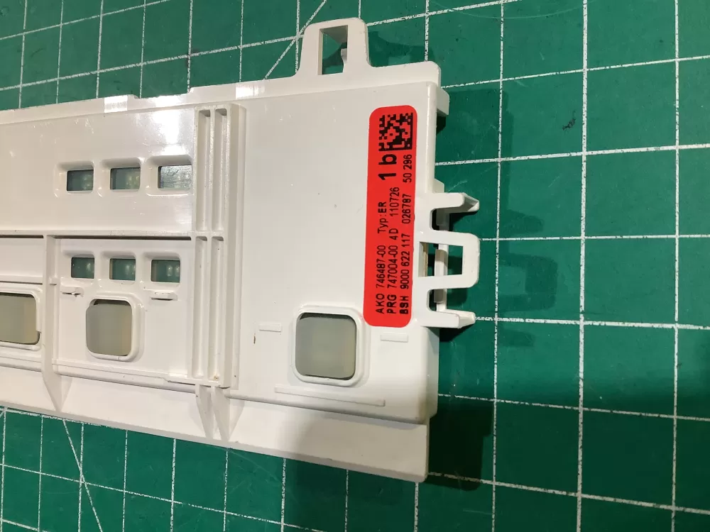 Bosch 747004-00  9000 622 117 Dishwasher Control Board AZ163776 | NR390