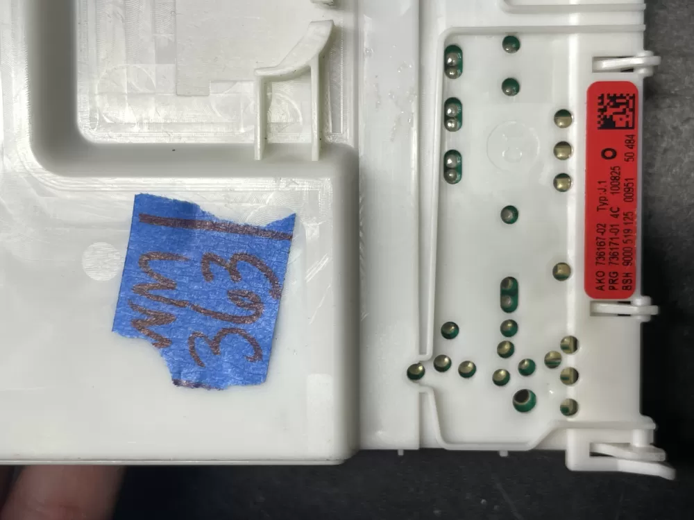 Bosch 9000519125 736167-02 Dishwasher Control Board AZ37043 | Wm363