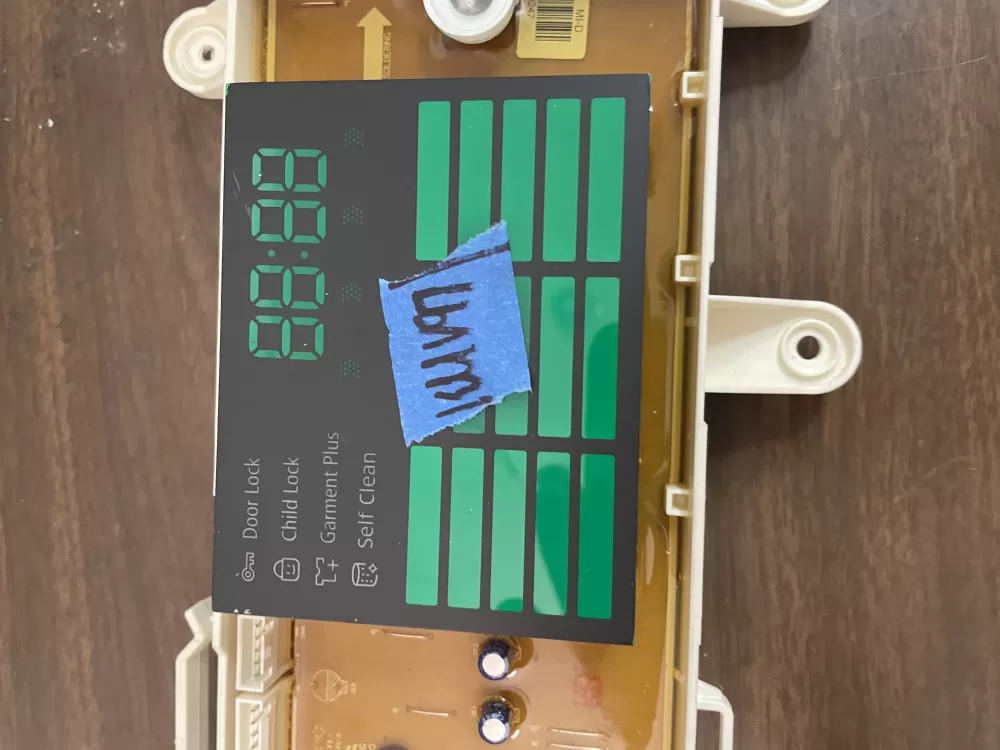 Samsung DC92-01589A Washer PCB User Interface Control Board AZ37597 | KMV97