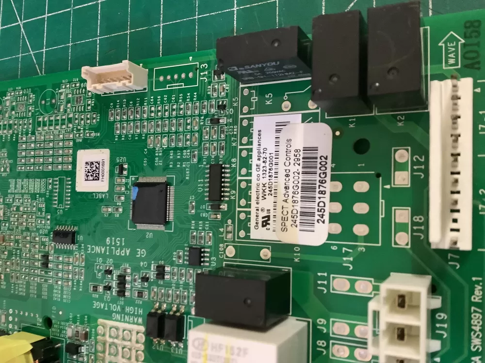 GE 245D1876G001 245D1876G002 Refrigerator Control Board AZ185478 | NR1831